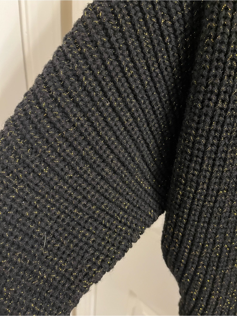 Freddie’s of Pinewood Black and Gold Sweater - Picture 6 of 6